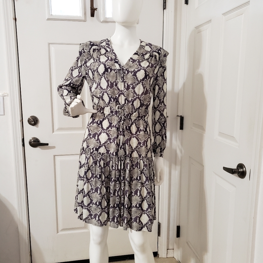 NWT REBECCA MINKOFF Vanessa Dress Long Sleeve
